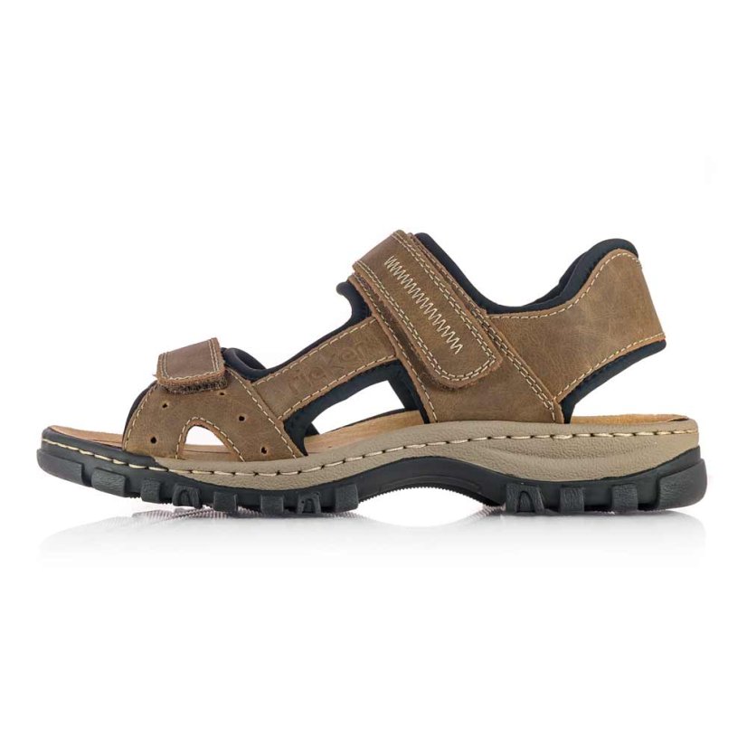 Pánske hnedé sandále Rieker 25084-24