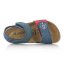 Detské modré zdravotné sandále Goldstar 1852TR Jeans Blu Rosso