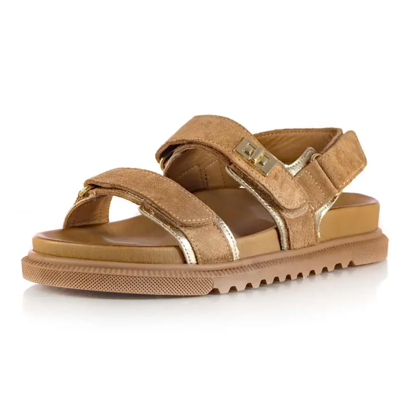 Dámske zdravotné sandále Batz Ruby camel