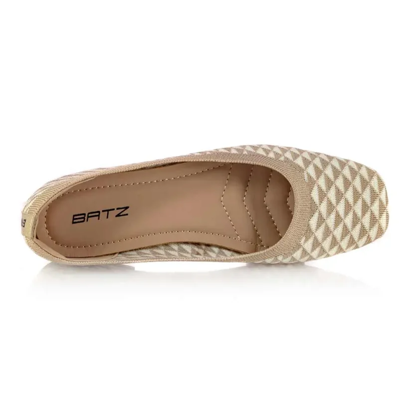Dámske baleríny Batz Balerina beige mix