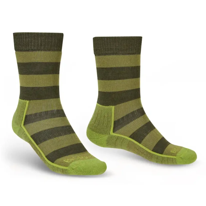 Pánske ponožky Bridgedale Hike LW MP Boot green/dark green
