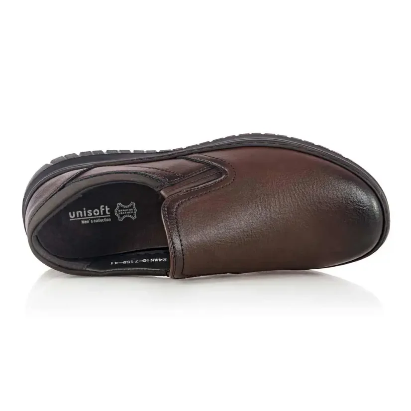 Pánske poltopánky Unisoft 24MN16 hnedé