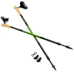 Nordic Walking palice Spokey RUBBLE 2dielne čierno-zelené