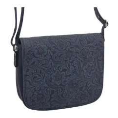 Dámska kožená kabelka Mercucio 250112 modrá