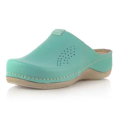 Dámske zdravotné šľapky LEON 930 tyrkysové