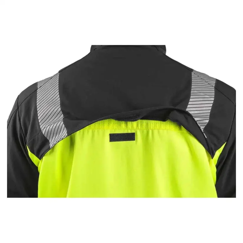 Pánska montérková blúza CXS NAOS čierna-žltá HV žltá, reflexné-pruhy