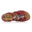 Dámske červené sandále Rieker V9571-33