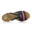 Dámske modré sandále Rieker 619S6-14