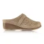 Dámske béžové šľapky Unisoft 23SD02-5770 beige