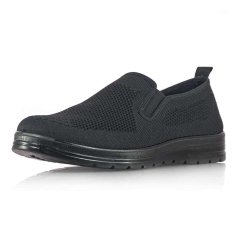 Pánske čierne mokasíny News 9TX02-1022 black