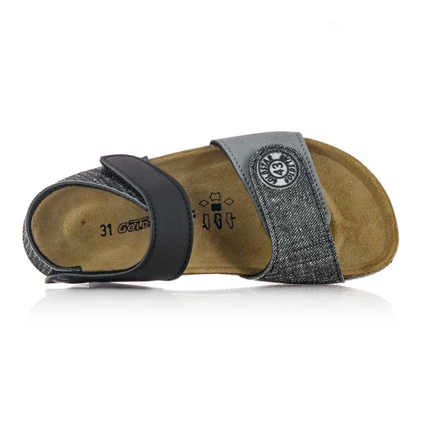 Detské sivé zdravotné sandále Goldstar 1852AT startek grigio