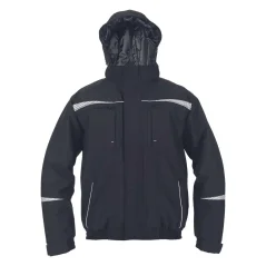 Cerva EMERTON STR zimná pilot bunda čierna