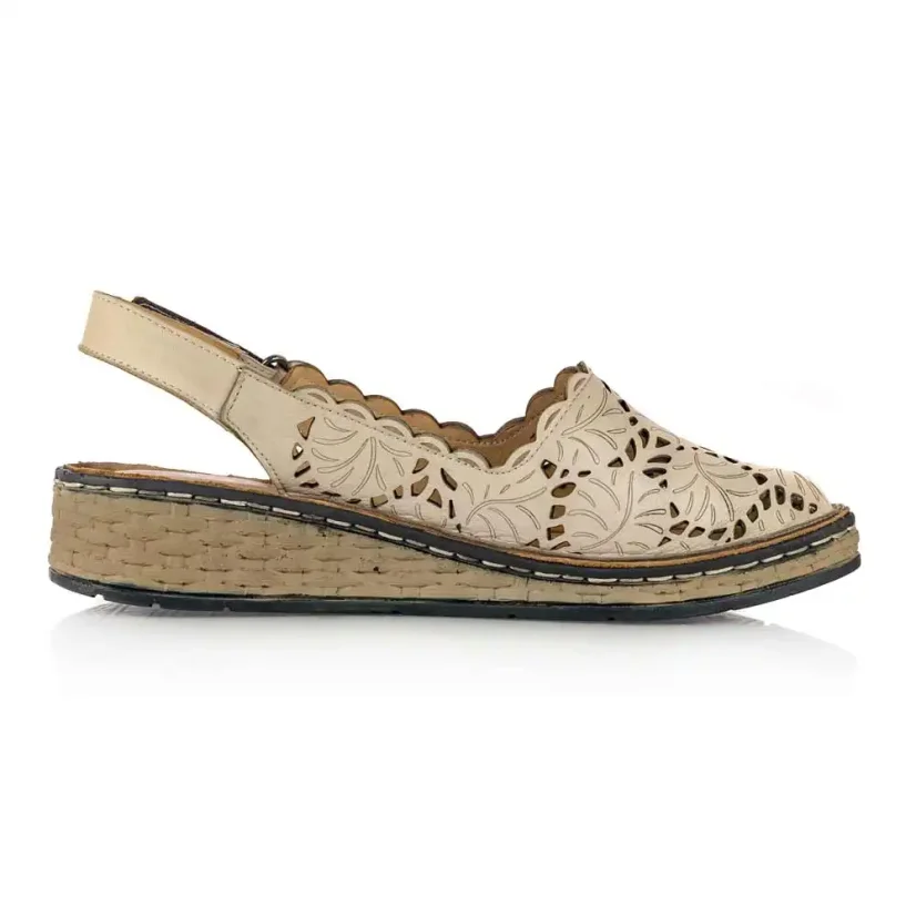 Dámske sandále Klop 108 11399-1 03 béžové