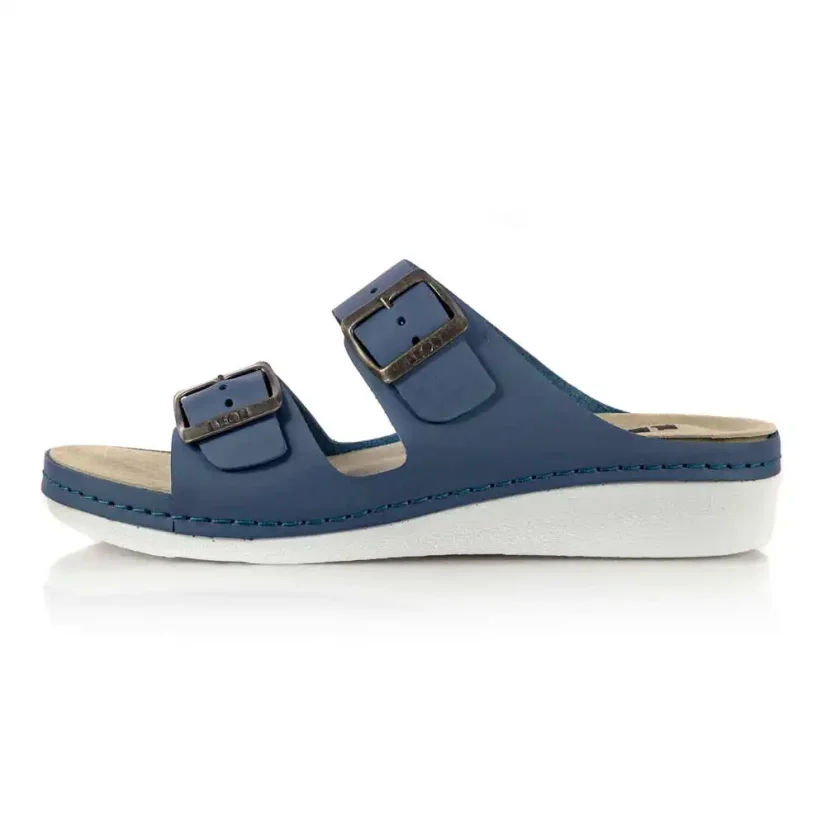 Dámske zdravotné šľapky Leon 5012 modré