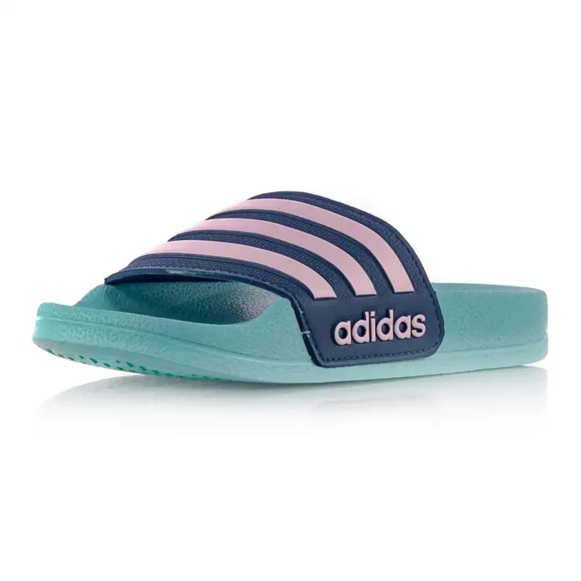 Detské šľapky Adidas Adilette Shower K FY8842 tyrkysové