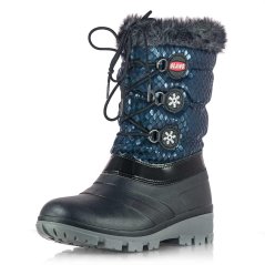 Dámske modré snehule Olang Patty Snake blu 82