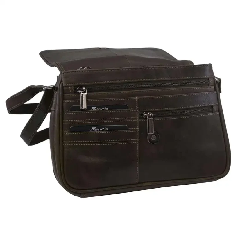 Dámska kožená kabelka Mercucio 220108 olivová