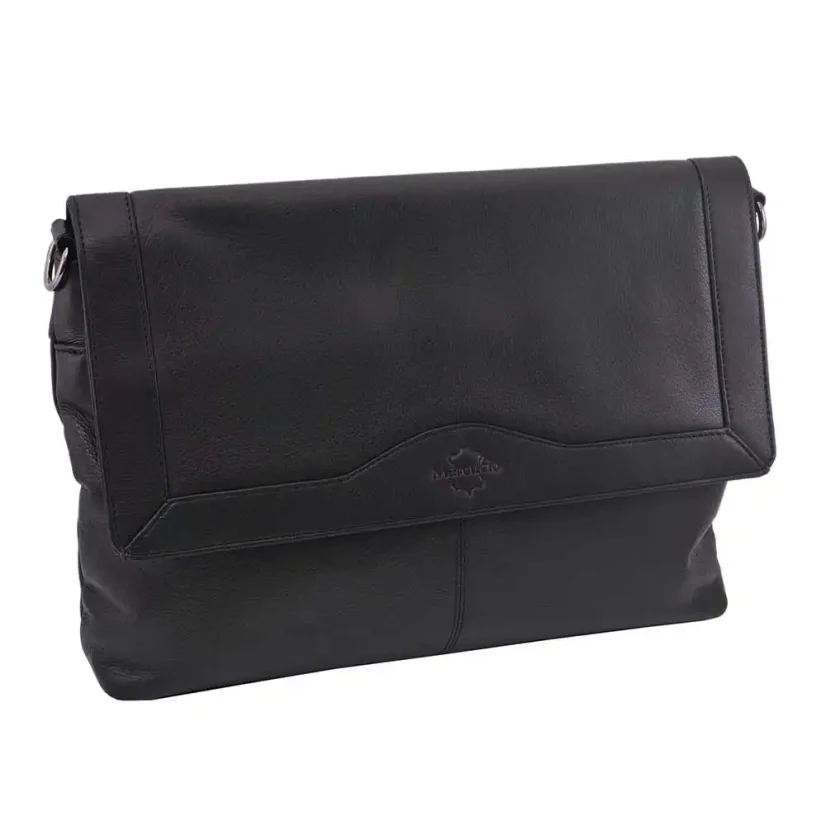 Dámska kožená kabelka Mercucio 250121 čierna