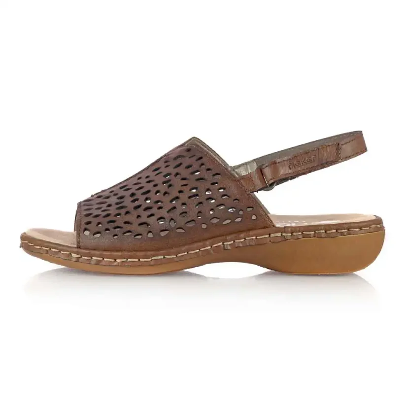 Dámske sandále Rieker 65985-25 hnedé