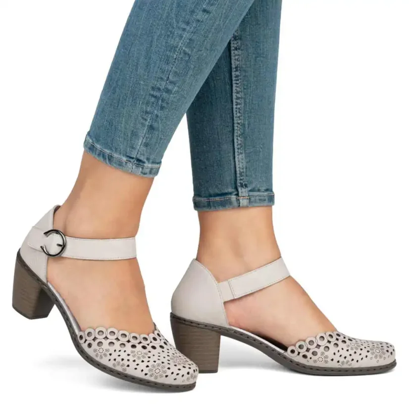 Dámske sandále Rieker 40902-60 béžové