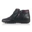 Dámska kožená čierna zimná obuv Axel 1725 black-bordo