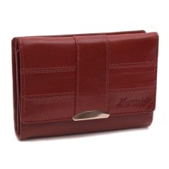 Dámska červená kožená peňaženka Mercucio 3911856
