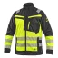 Pánska montérková blúza CXS NAOS čierna-žltá HV žltá, reflexné-pruhy