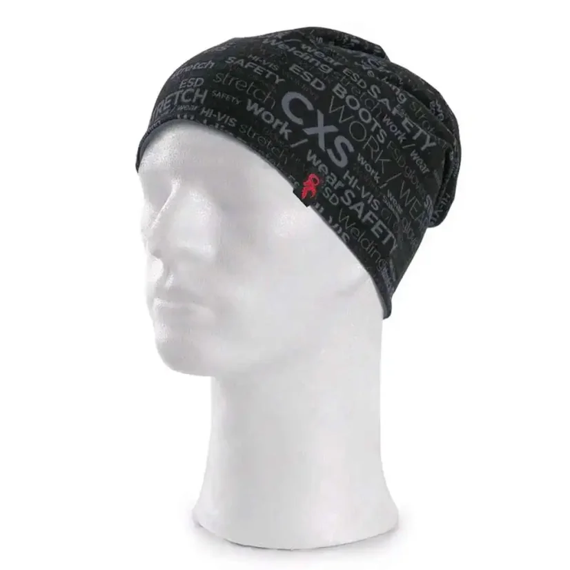 Čiapka CXS DARREN - potlač CXS logo čierno-sivá