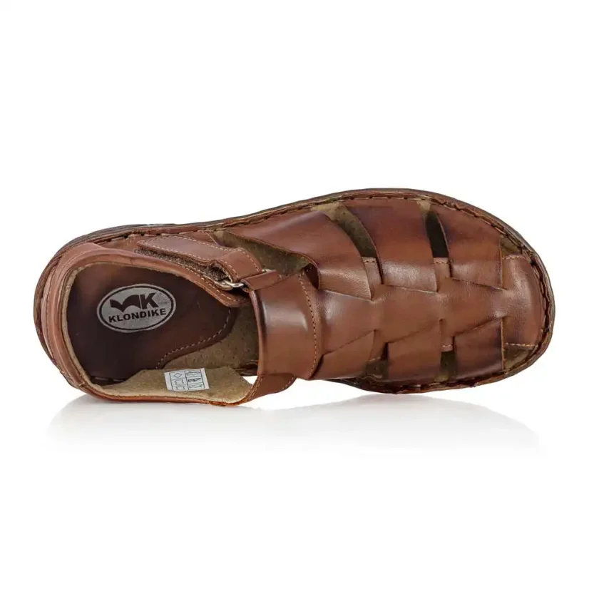 Pánske sandále Klondike S-36 hnedé