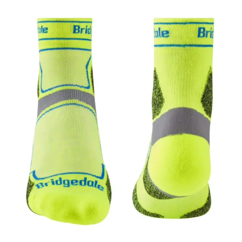 Pánske ponožky Bridgedale Trail Run UL T2 CS 3/4 crew yellow