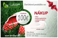 Darčeková poukážka na nákup v hodnote 100€