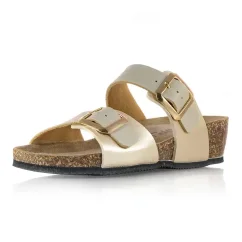 Dámske šľapky Goldstar 384Q Metal Platina