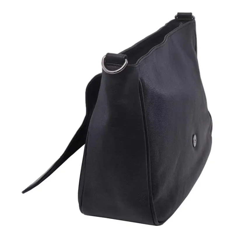 Dámska kožená kabelka Mercucio 250705 čierna