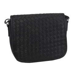 Dámska kožená kabelka Mercucio 390112 čierna