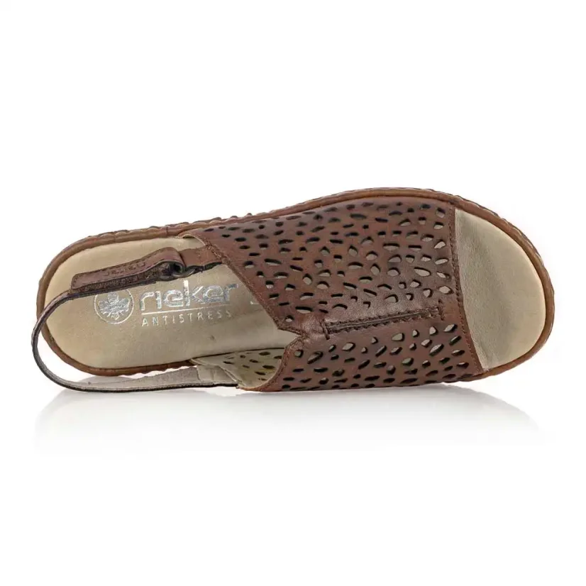 Dámske sandále Rieker 65985-25 hnedé