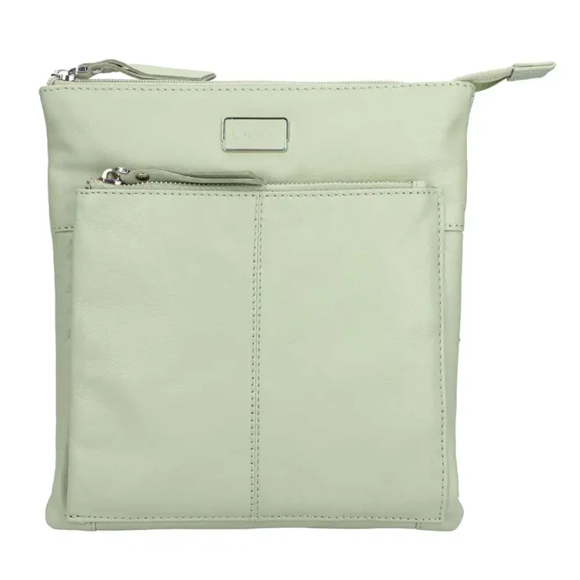 Dámska kožená kabelka Lagen BLC-23-4594-20 zelená