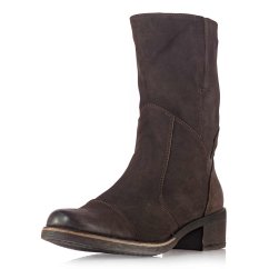 Dámske kožené zimné hnedé čižmy Gift Z395 bronz