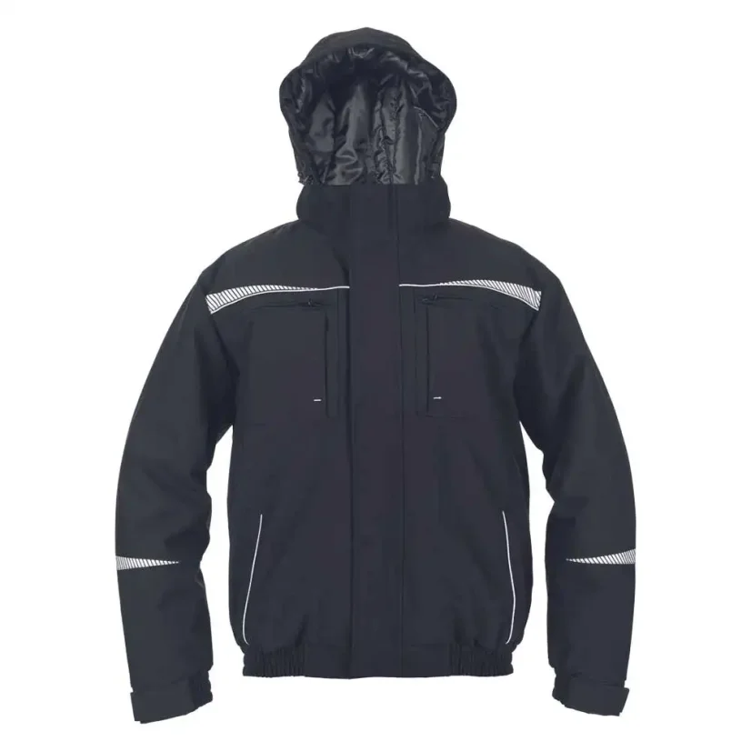 Cerva EMERTON STR zimná pilot bunda čierna