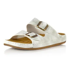 Dámske zdravotné šľapky MEDI LINE S182.002 off white