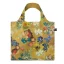 Nákupná taška LOQI Museum, Van Gogh - Flower Pattern Gold