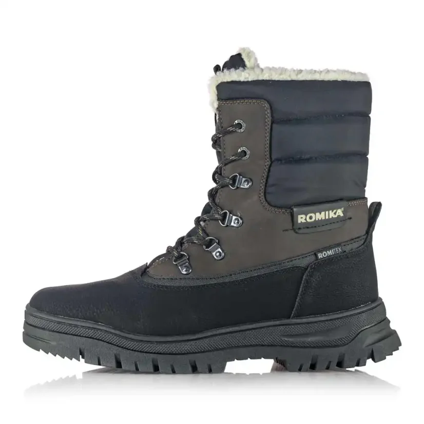 Pánske zimné čižmy Romika 84R0011001 black-moka