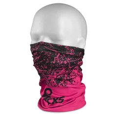 Multifunkčná šatka CXS LORY 23x45 čierno-ružová