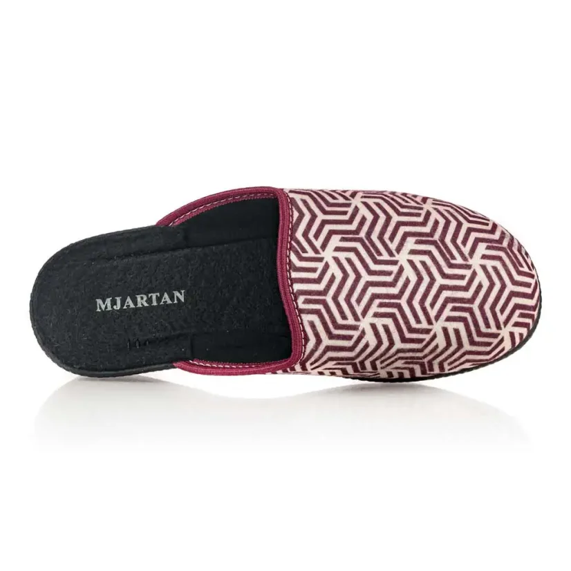 Dámske papuče Ortomed 6057-LA138 červené