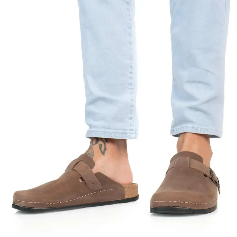 Pánske zdravotné šľapky Batz Carlo brown