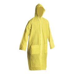 Žltá PVC pláštenka Cerva Irwell s kapucňou