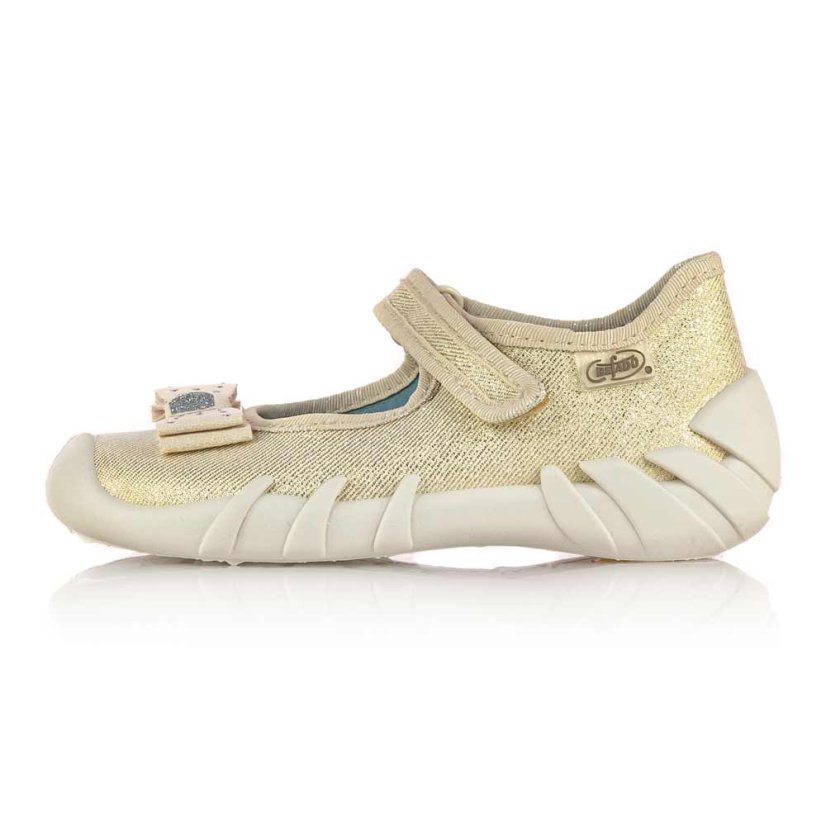 Detské zlaté papuče Befado Speedy 109P206