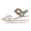 Dámske biele sandále Rieker 67476-81