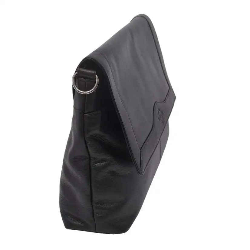 Dámska kožená kabelka Mercucio 250121 čierna