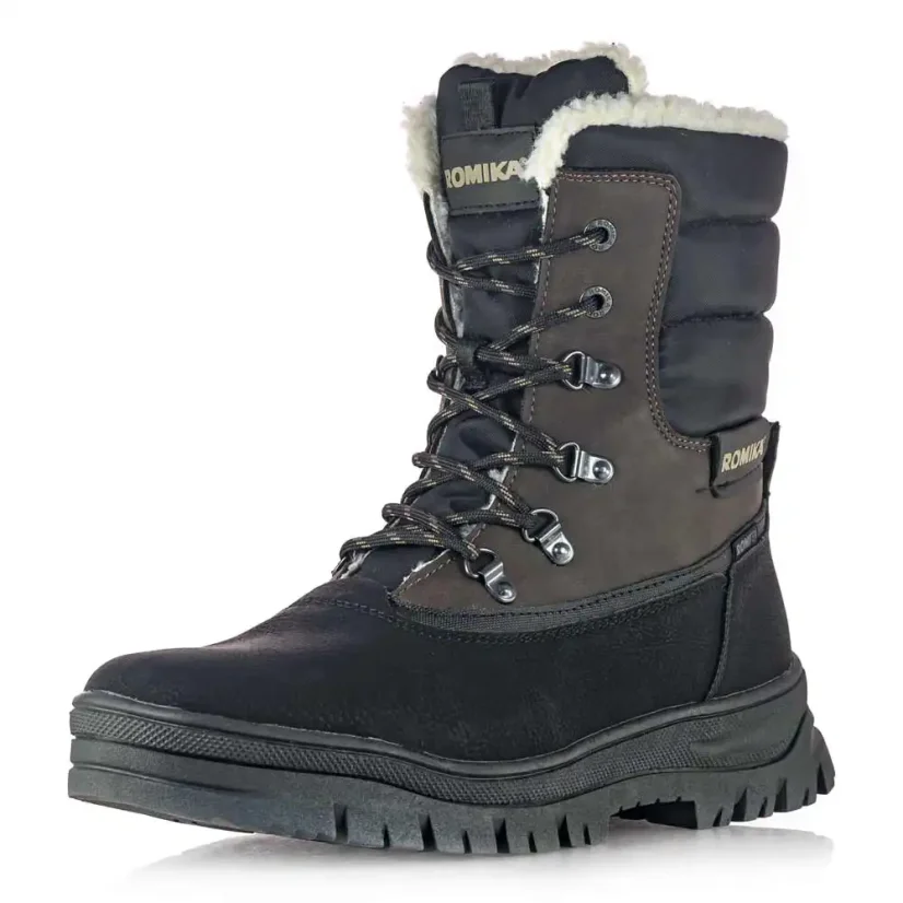 Pánske zimné čižmy Romika 84R0011001 black-moka