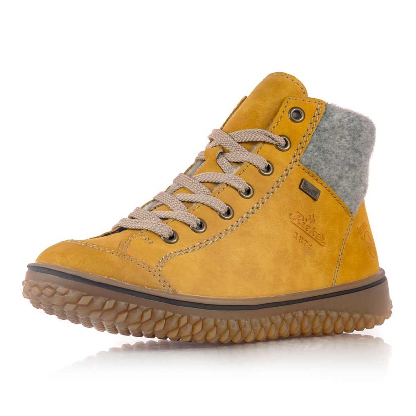 Dámska žltá zimná obuv Rieker Z4243-68